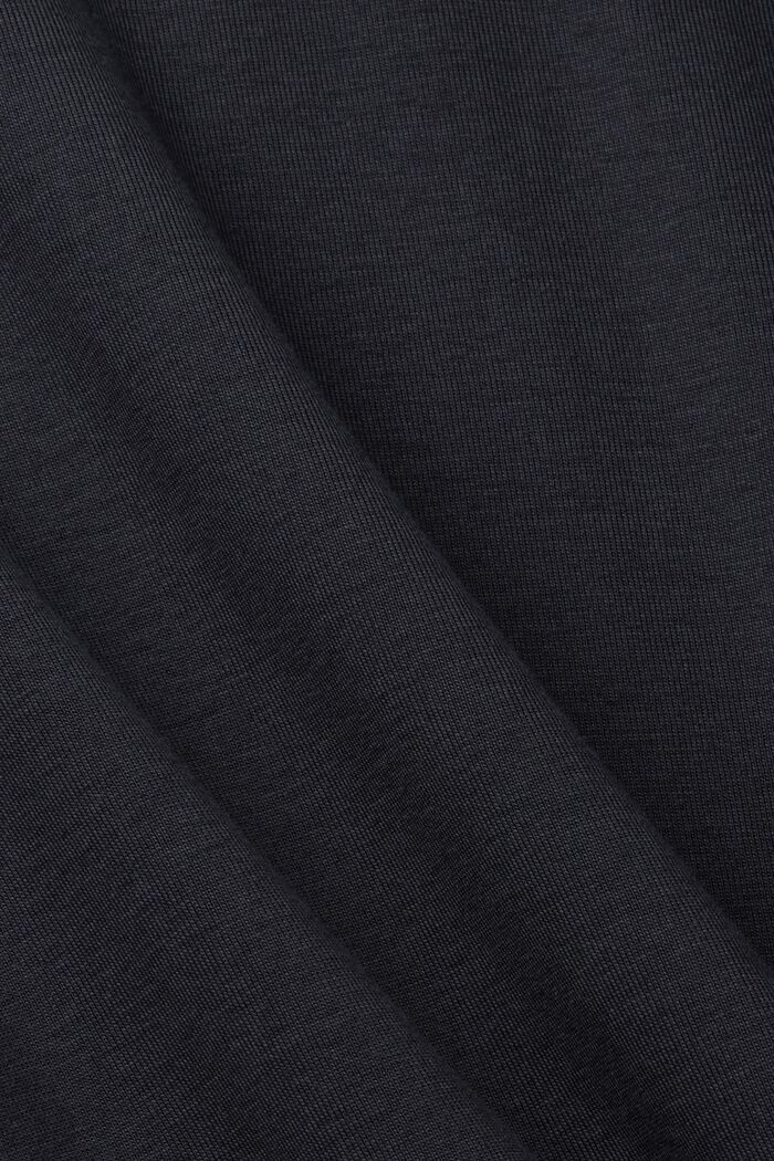 Jersey-T-Shirt in Slim Fit, BLACK, detail image number 5