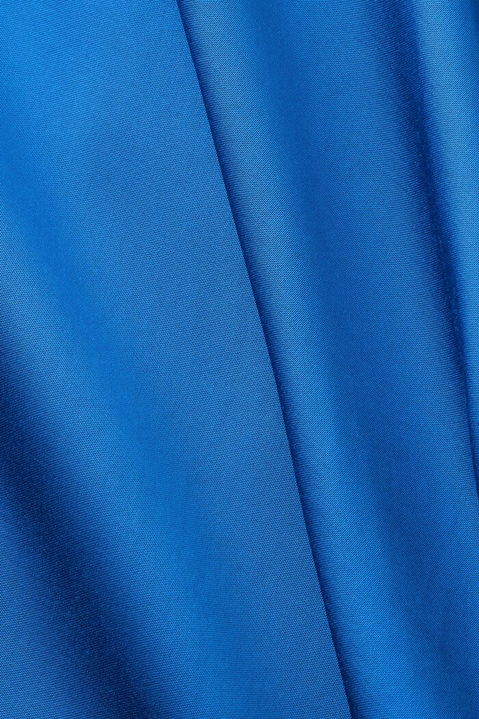 Midirock aus Satin, BRIGHT BLUE, detail image number 4