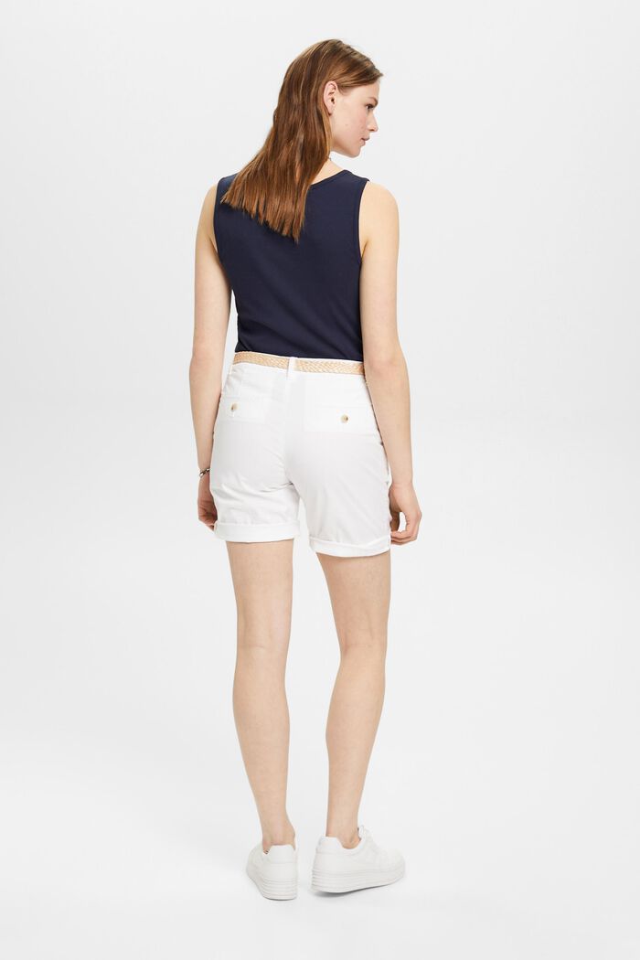 Chino-Shorts, WHITE, detail image number 3