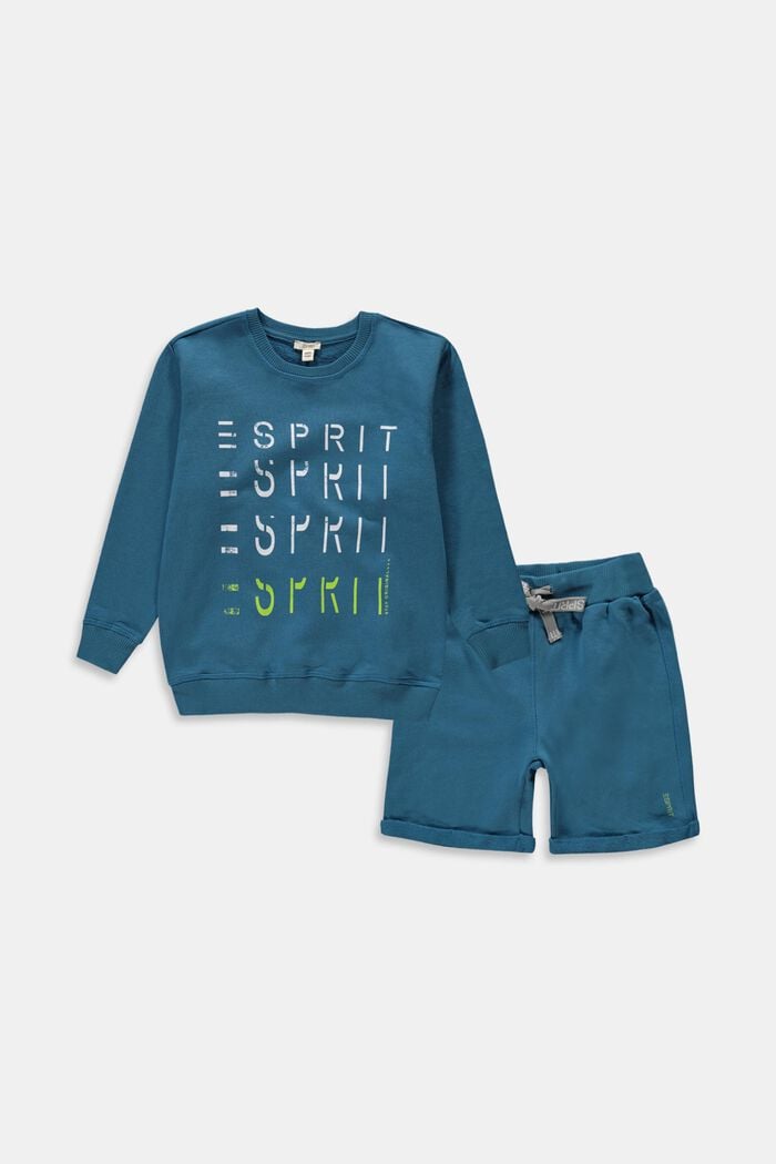 Set: Sweatshirt und Shorts, 100% Baumwolle