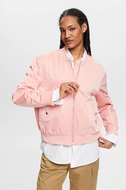 Leichte Jacke im Bomber-Style, PINK, overview