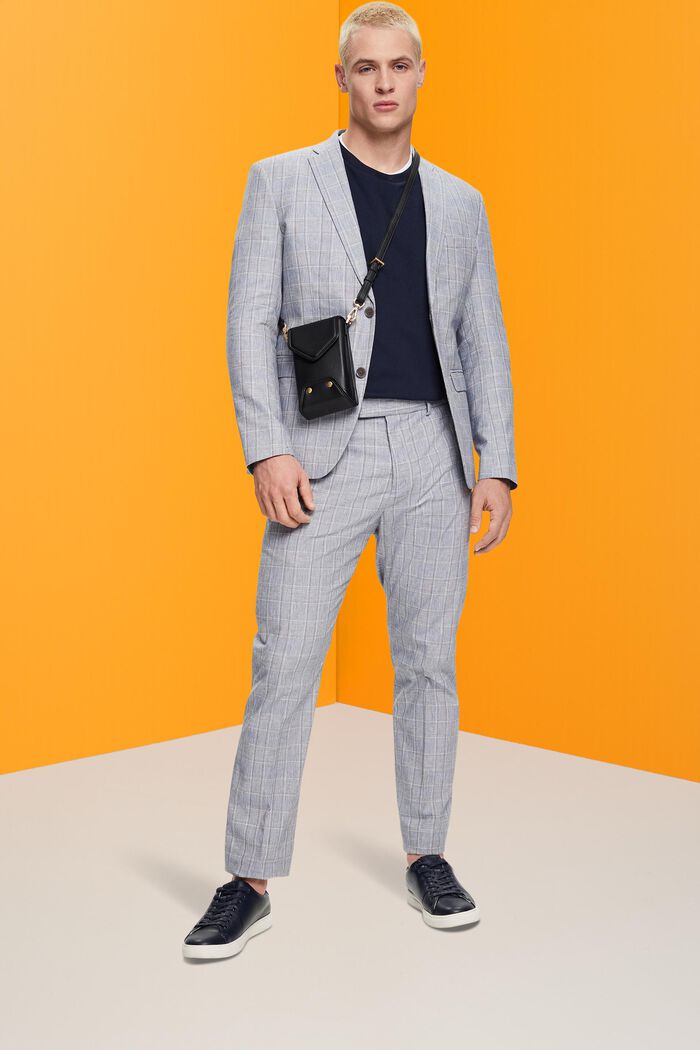ESPRIT - Karo-Anzughose in schmaler Passform in unserem Online Shop