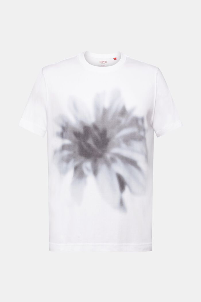 T-Shirt aus Pima-Baumwolle, WHITE, detail image number 6