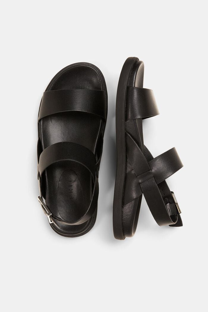 Sandals, BLACK, detail image number 4