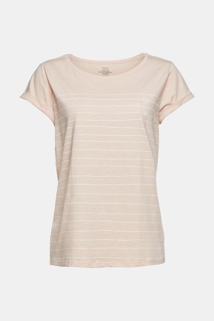 T-Shirt mit Print, 100% Baumwolle, DUSTY NUDE, detail image number 6