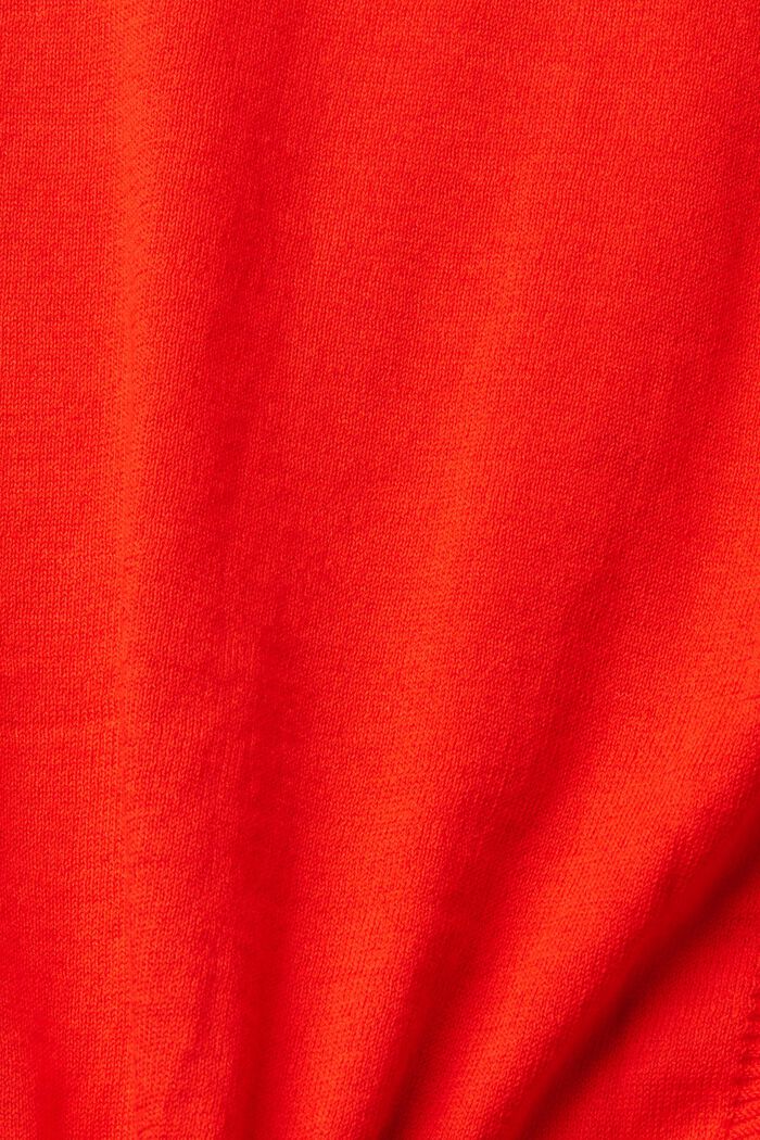 Pullover im Wickeldesign, RED, detail image number 1