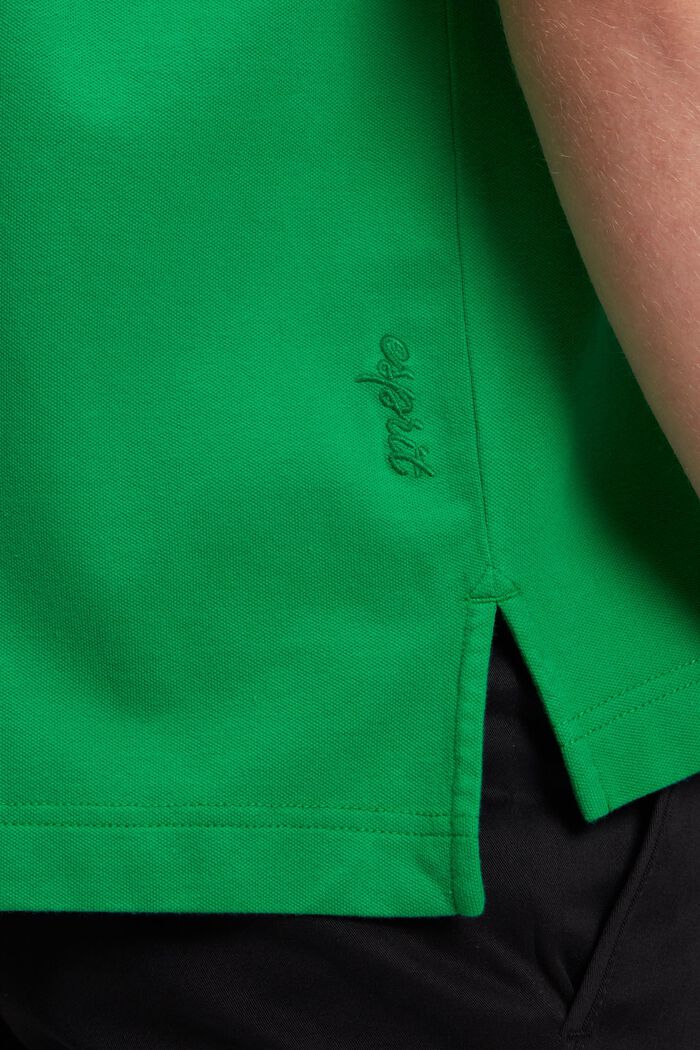 Relaxed Fit Poloshirt mit Dolphin-Badge, GREEN, detail image number 3