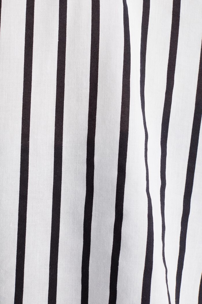 Henley-Bluse mit Streifen, OFF WHITE, detail image number 4