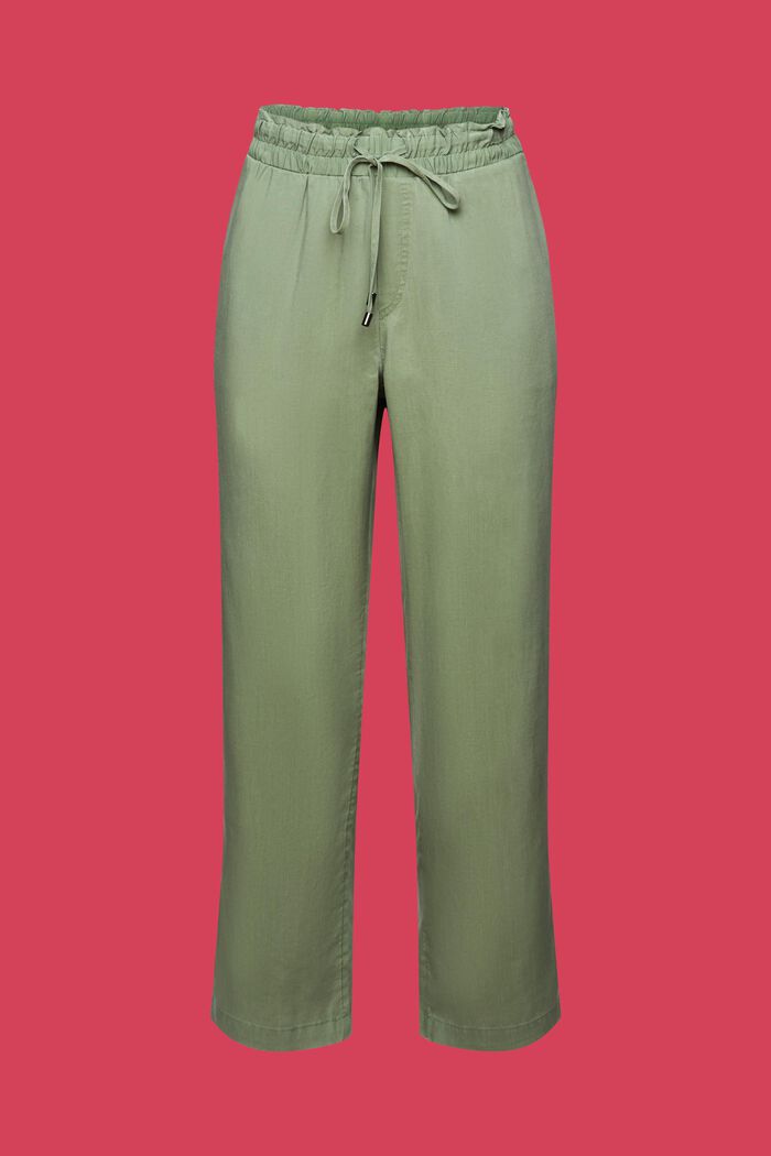 Pants mit elastischem Bund, PALE KHAKI, detail image number 7