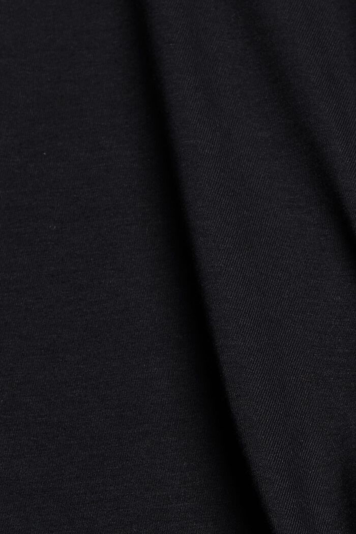 Jersey-Shorts aus Organic Cotton, BLACK, detail image number 4