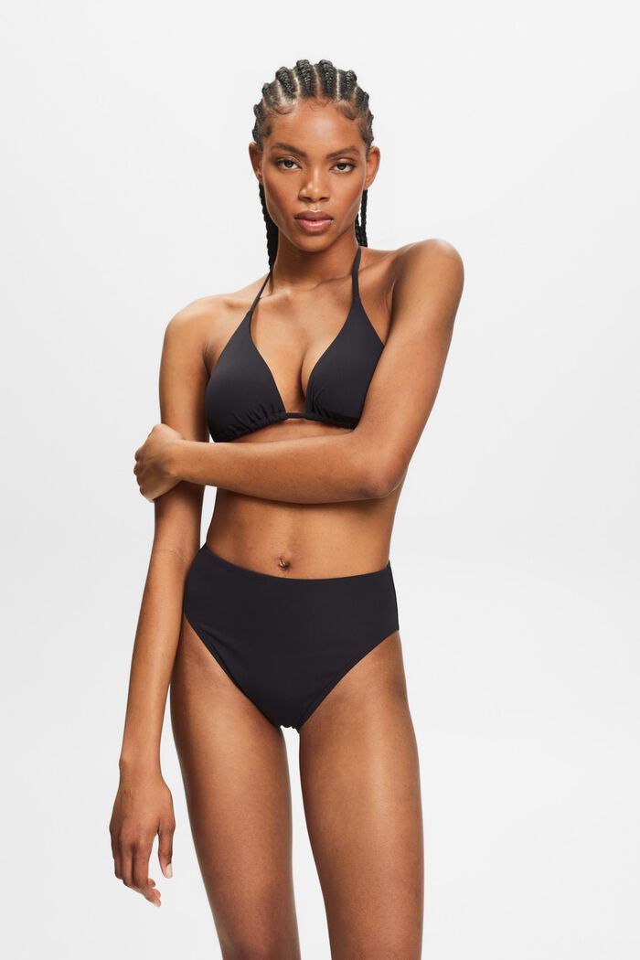 Bikinihose mit mittlerem Bund, BLACK, detail image number 0