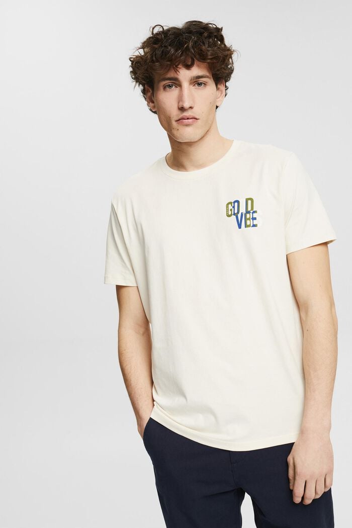 Men T-Shirts & Langarmshirts | Jersey-T-Shirt mit Print - IF27916
