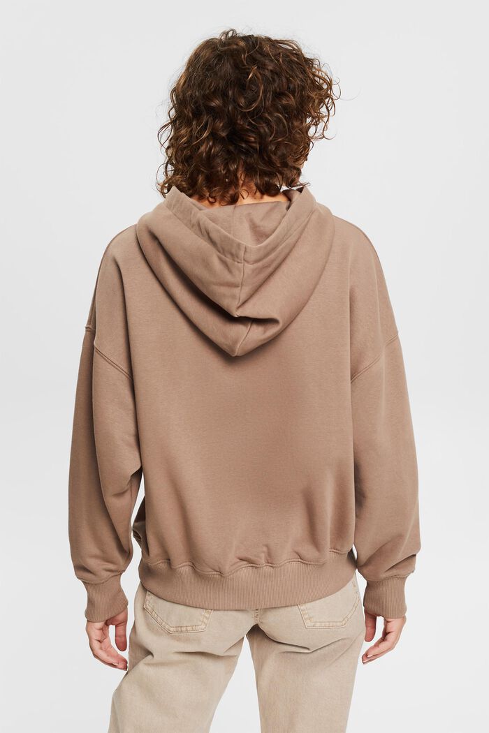 Hoodie im Oversize Fit, TAUPE, detail image number 3
