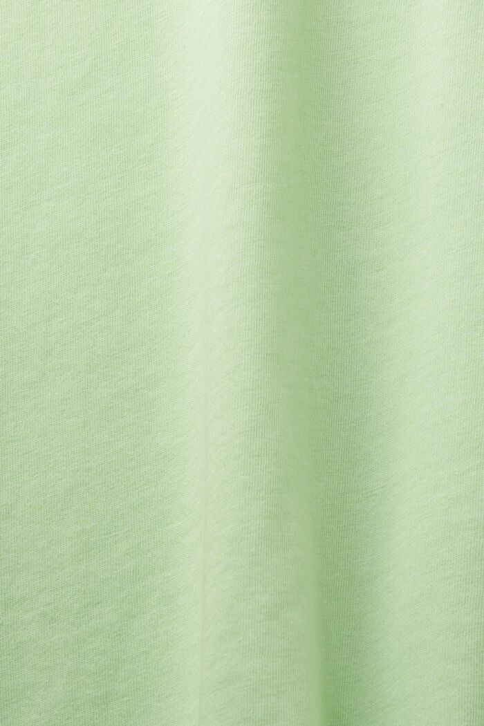 Recycelt: meliertes Jersey-T-Shirt, CITRUS GREEN, detail image number 6