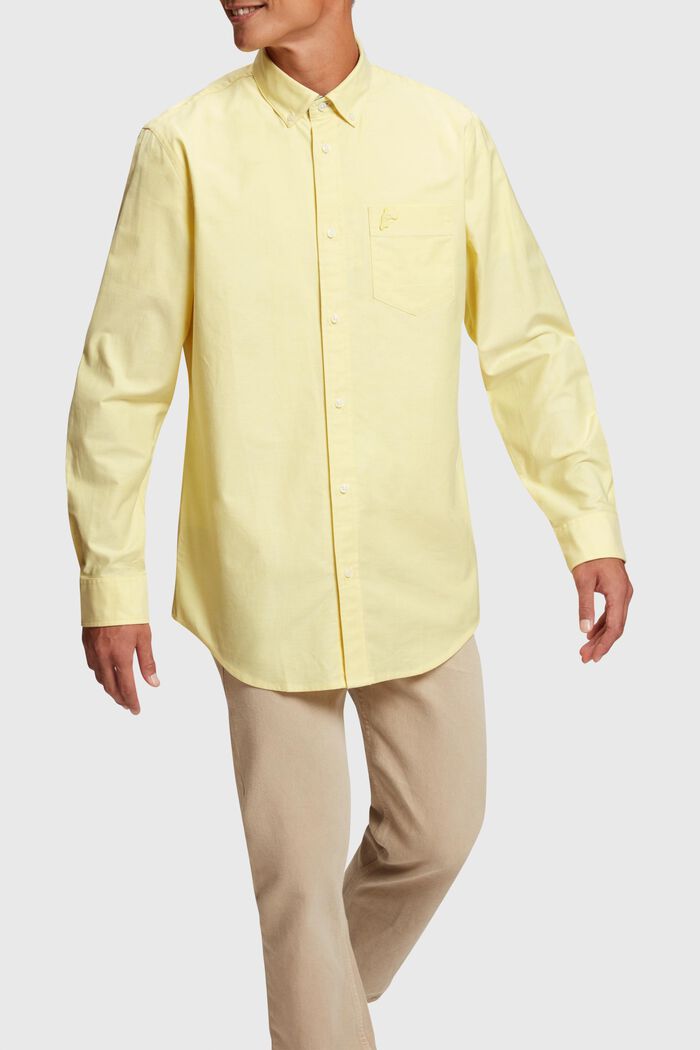 Regular-Fit-Oxfordhemd, SUNFLOWER YELLOW, detail image number 0