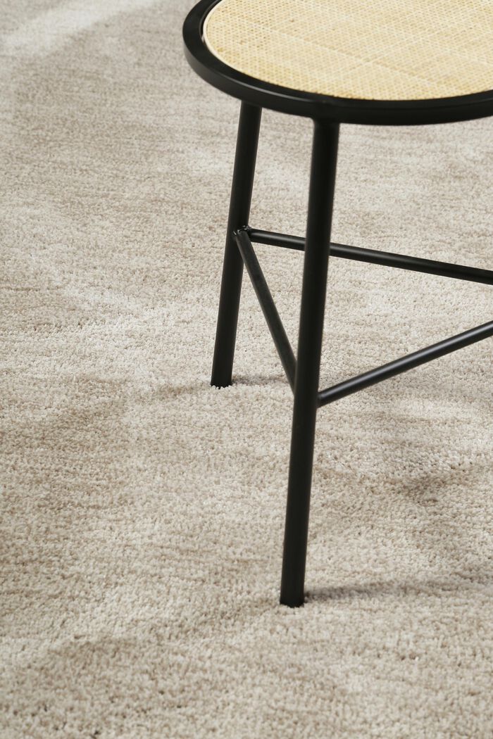 Hochflor-Teppich im unifarbenen Design, ANTIQUE WHITE, detail image number 1