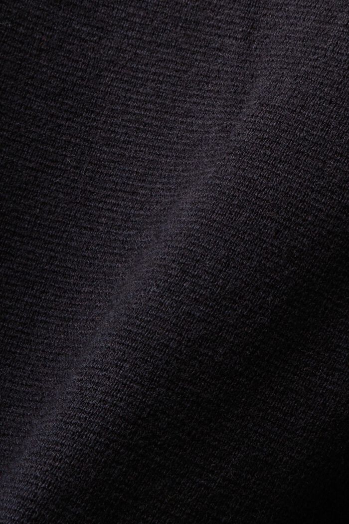 Wollmix-Cardigan mit V-Ausschnitt, ANTHRACITE, detail image number 4