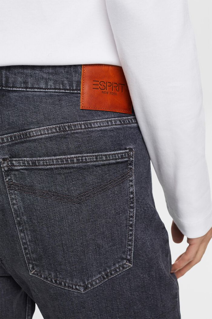 Lockere Retro-Jeans mit mittlerer Bundhöhe, BLACK MEDIUM WASHED, detail image number 4