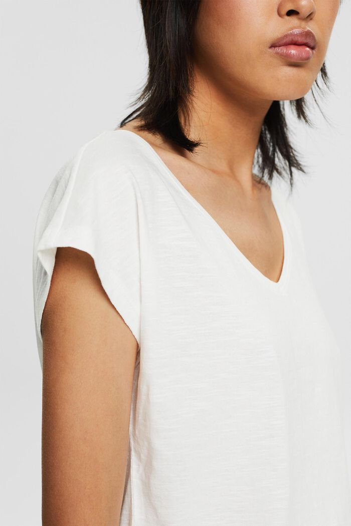 T-Shirt aus 100% Baumwolle, OFF WHITE, detail image number 2