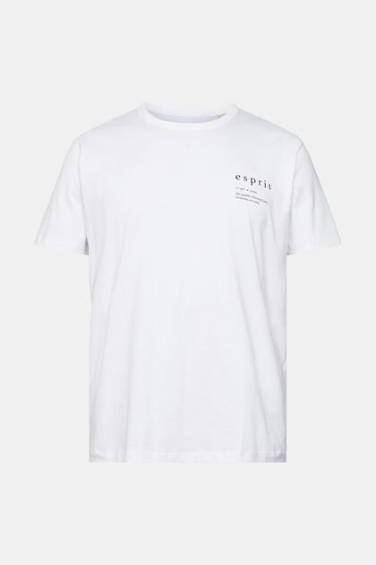 T-Shirt mit Logo-Print, WHITE, overview