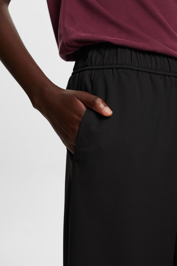 Pull-on-Hose mit weitem Bein, BLACK, detail image number 2