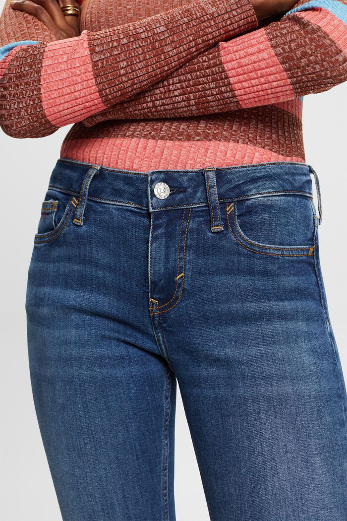Hochwertige Skinny Jeans mit mittelhohem Bund, BLUE MEDIUM WASHED, detail image number 2