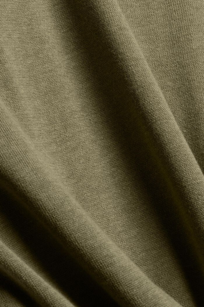 V- Neck Pullover aus 100% Pima Cotton, PALE KHAKI, detail image number 4