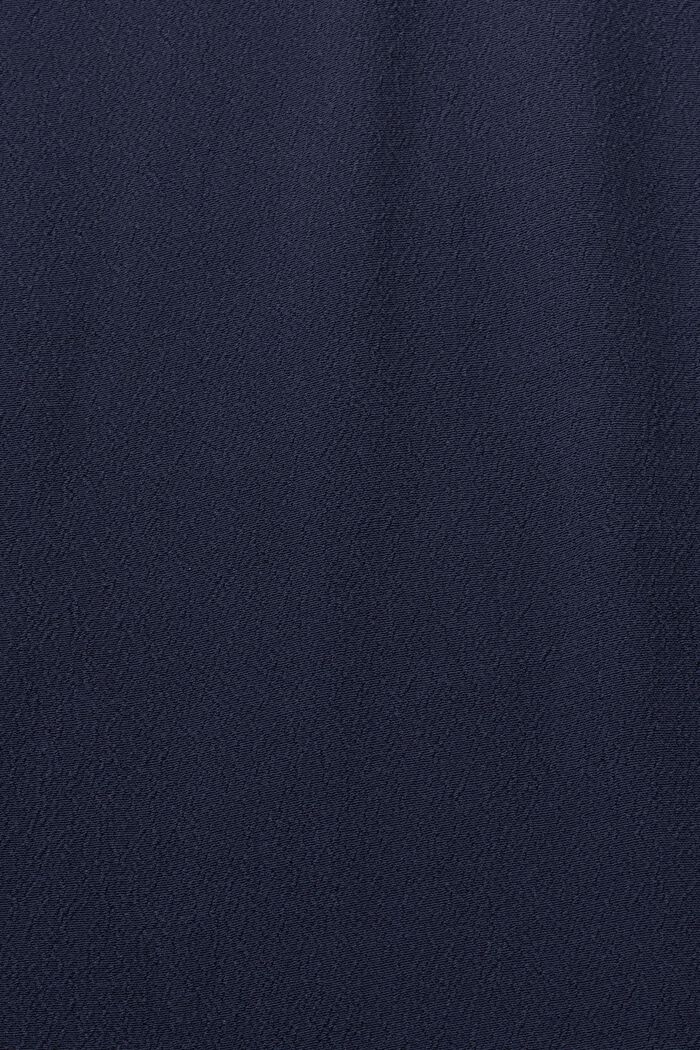 Basic-Bluse mit V-Ausschnitt, NAVY, detail image number 4