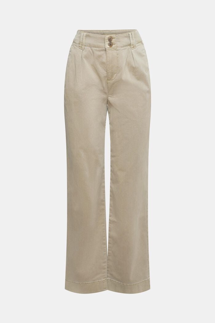 High-Rise-Chino, TENCEL™, PALE KHAKI, overview