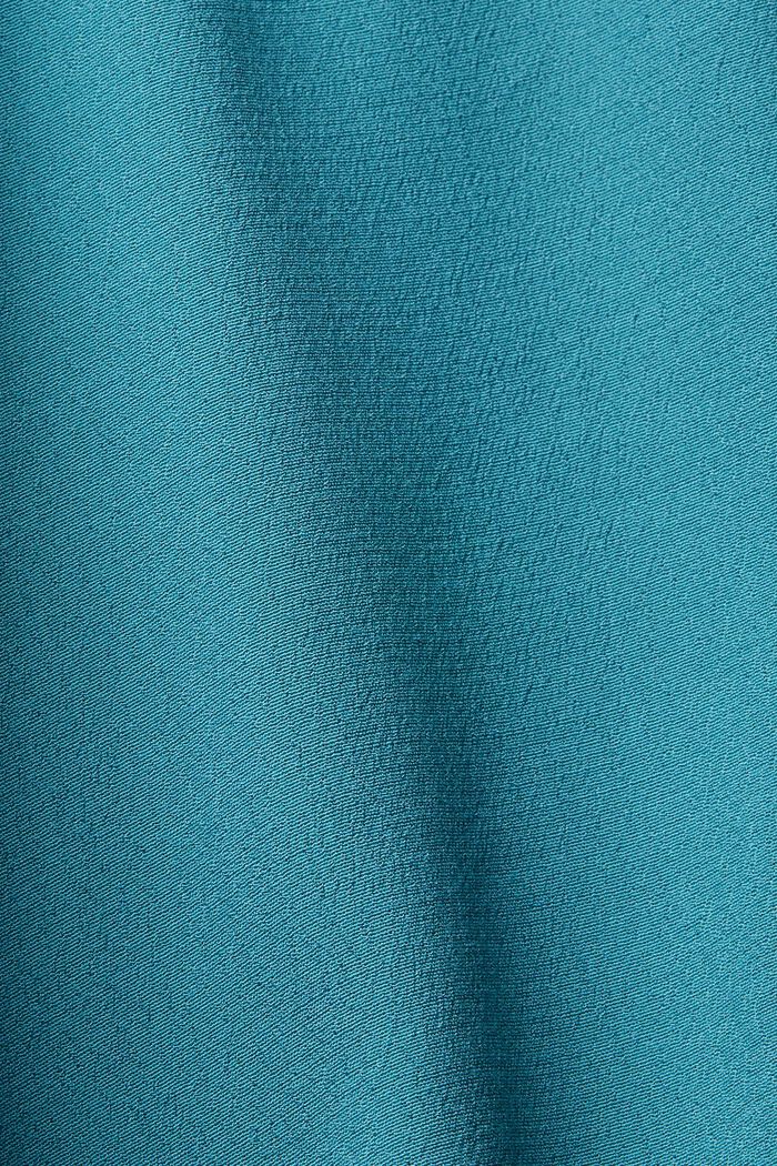 Bluse aus Viskose, TEAL GREEN, detail image number 4
