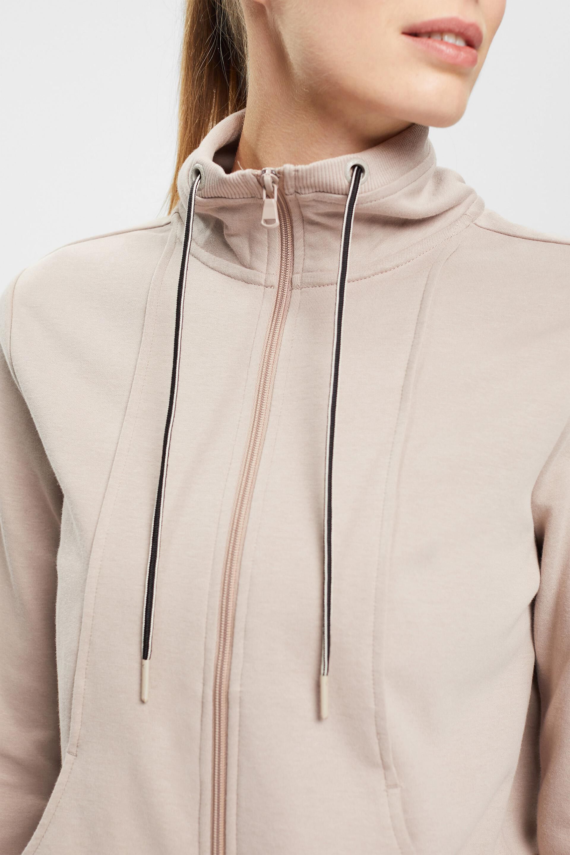 ESPRIT - Sweatshirt mit Reißverschluss, Baumwollmix in unserem Online Shop