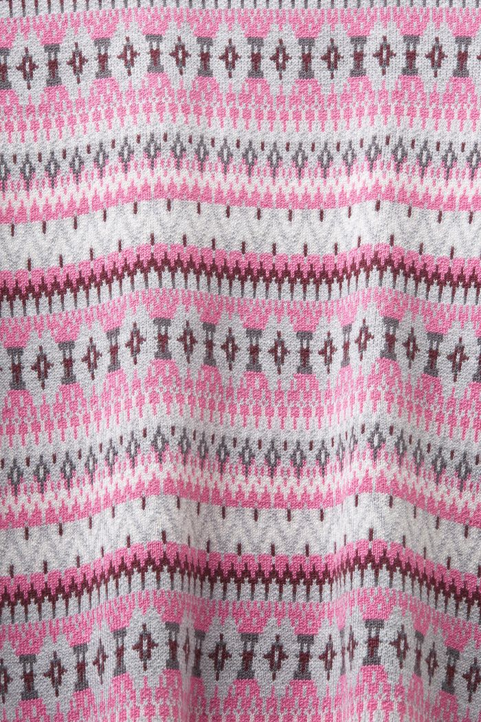 Jacquard-Sweatshirt, LIGHT GREY, detail image number 5