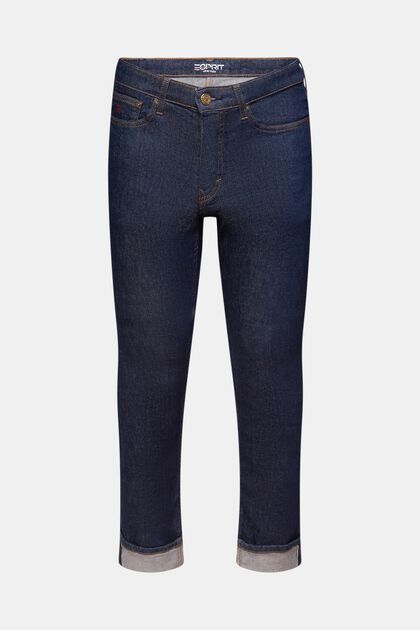 Schmale Selvedge Jeans mit mittelhohem Bund