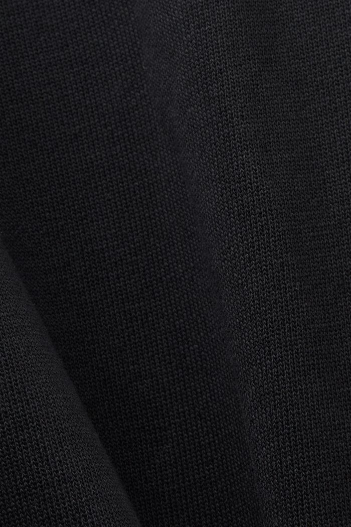 Gestreifte Trackpants aus Baumwolle, BLACK, detail image number 5