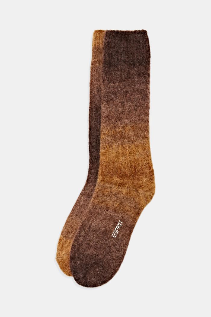 Boot-Socken aus Materialmix mit Wolle und Alpaka, MOULINE, detail image number 0