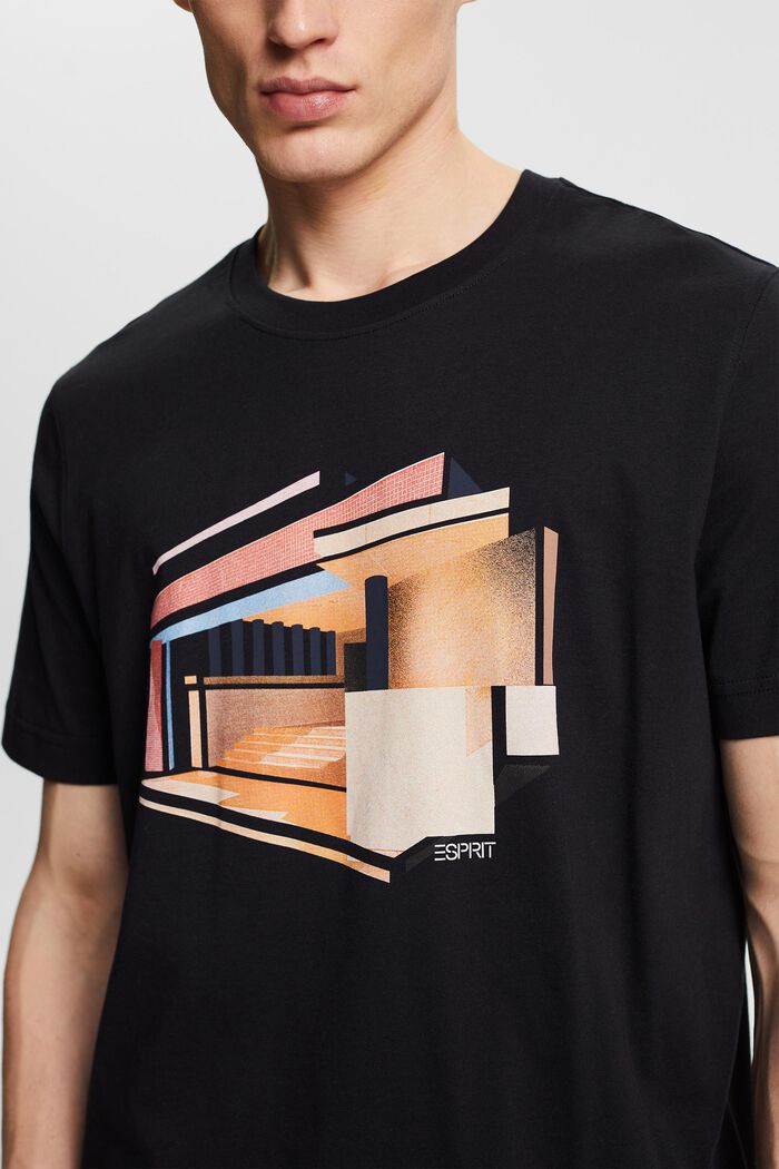 T-Shirt mit Grafikprint, BLACK, detail image number 3