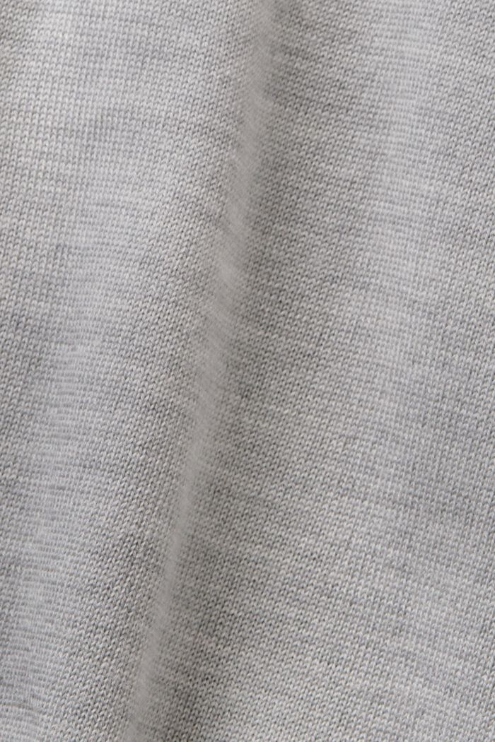 Rollkragenpullover aus Wolle, MEDIUM GREY, detail image number 5