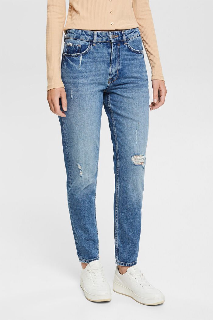 Mom Jeans mit Organic Cotton, BLUE MEDIUM WASHED, detail image number 0