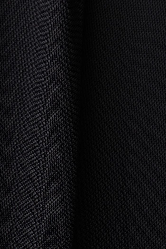 Meshkleid mit Elastikbündchen, BLACK, detail image number 5