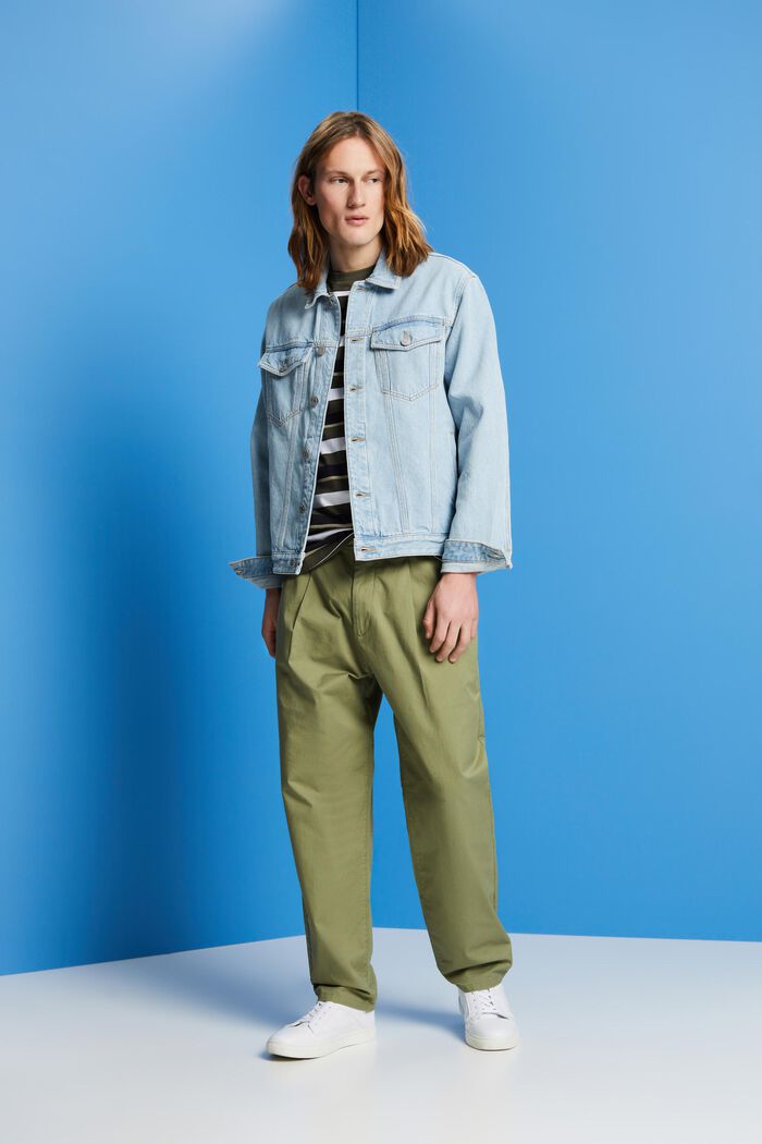 Jeansjacke aus nachhaltiger Baumwolle, BLUE BLEACHED, detail image number 1