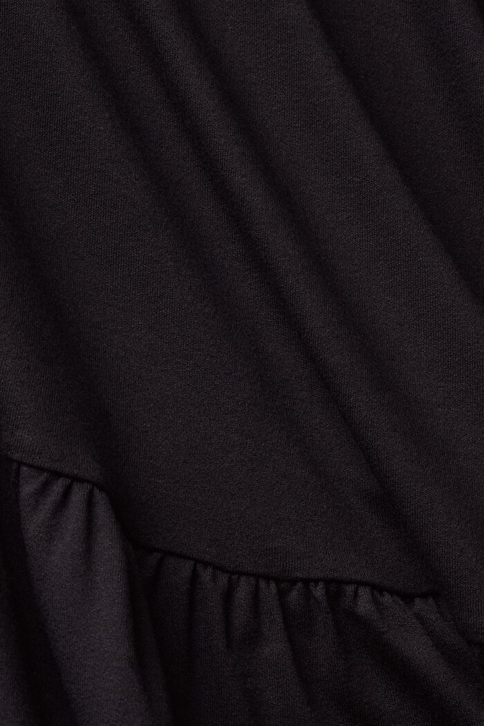 Minikleid aus Strick, LENZING™ ECOVERO™, BLACK, detail image number 5