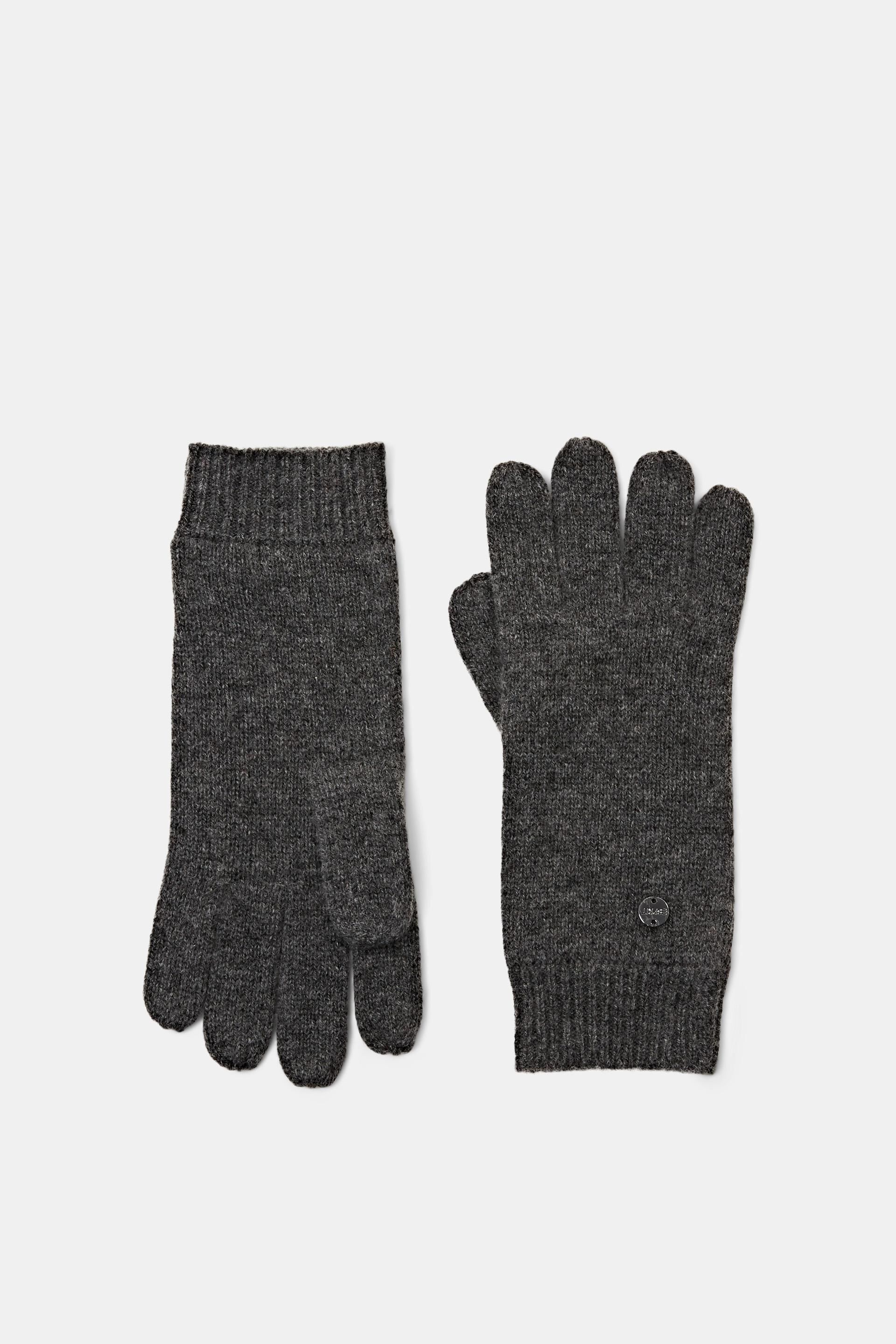 Rabatt 59 % DAMEN Accessoires Handschue Grau/Weiß Einheitlich NoName Handschue 