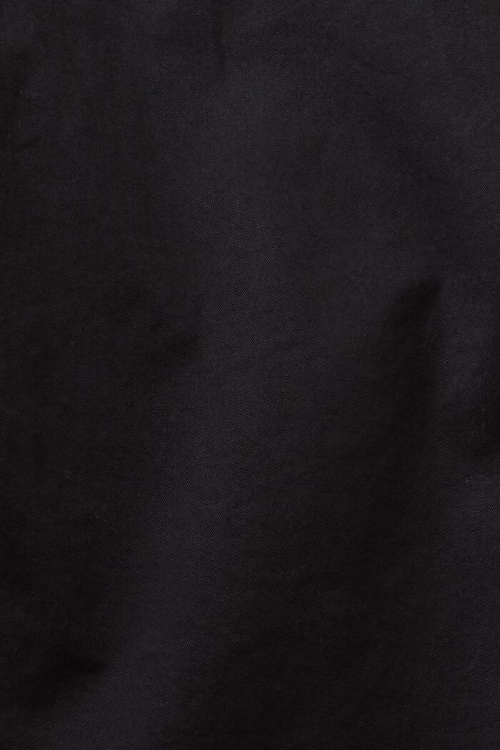 Cropped Chino aus Bio-Baumwolle, BLACK COLORWAY, detail image number 6