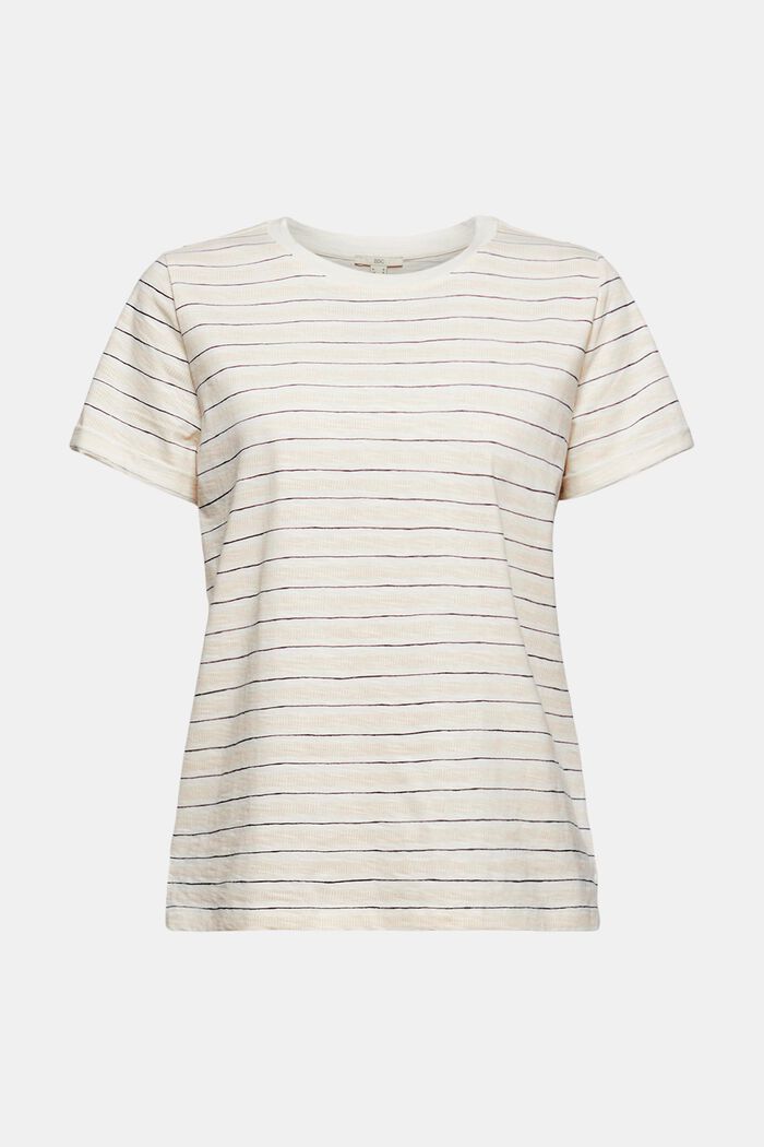 T-Shirt mit Print aus 100% Organic Cotton, OFF WHITE, detail image number 7