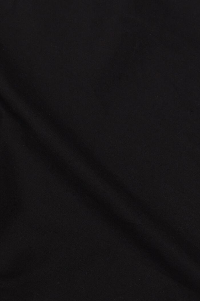 Cropped-Bluse aus Popeline, BLACK, detail image number 5