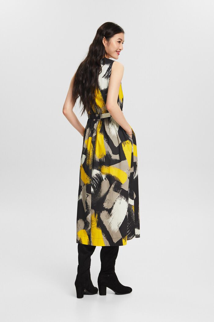 A-Linien-Kleid mit Print, BLACK, detail image number 2