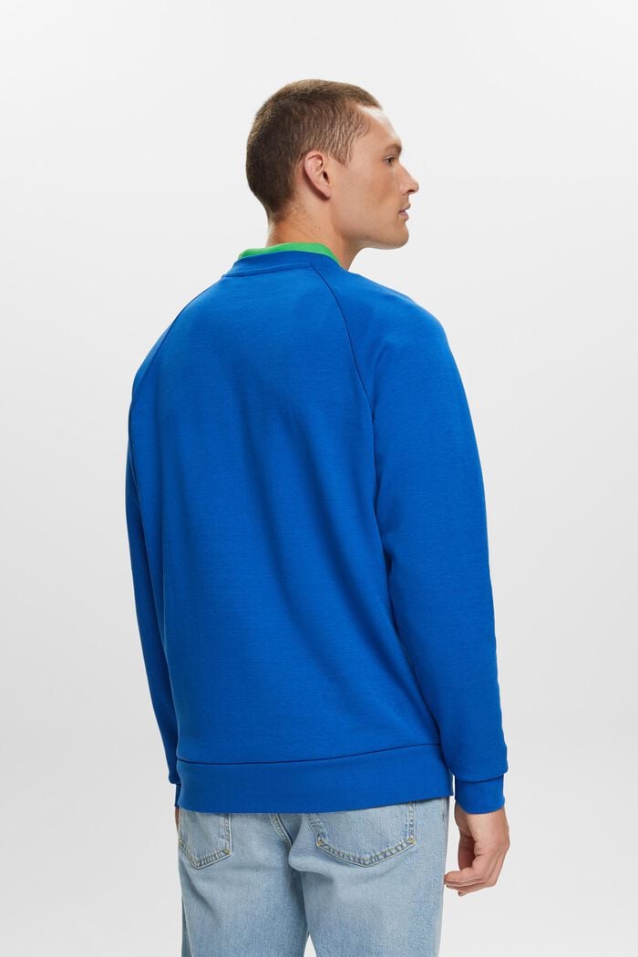 Klassisches Sweatshirt, Baumwollmix, BRIGHT BLUE, detail image number 3