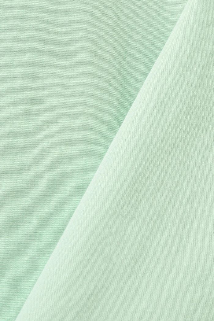 Nachhaltiges Baumwollhemd Slim Fit, PASTEL GREEN, detail image number 4