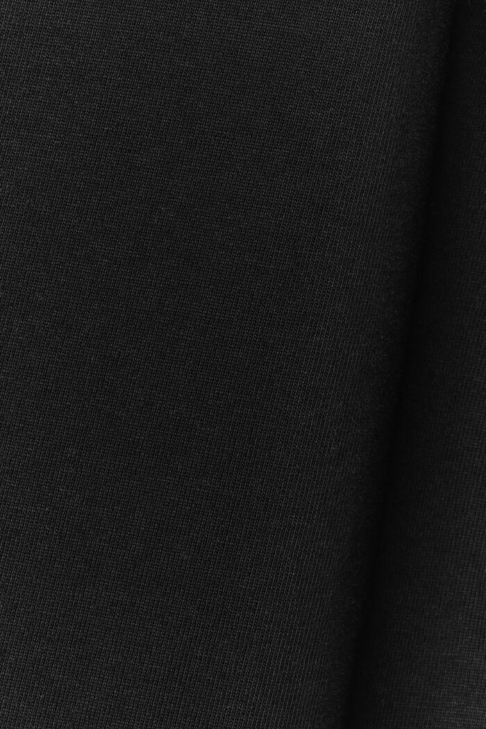 Unisex Logo-T-Shirt aus Baumwolljersey, BLACK, detail image number 5
