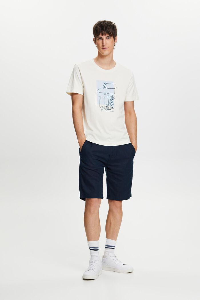T-Shirt mit Frontprint, 100% Baumwolle, ICE, detail image number 4